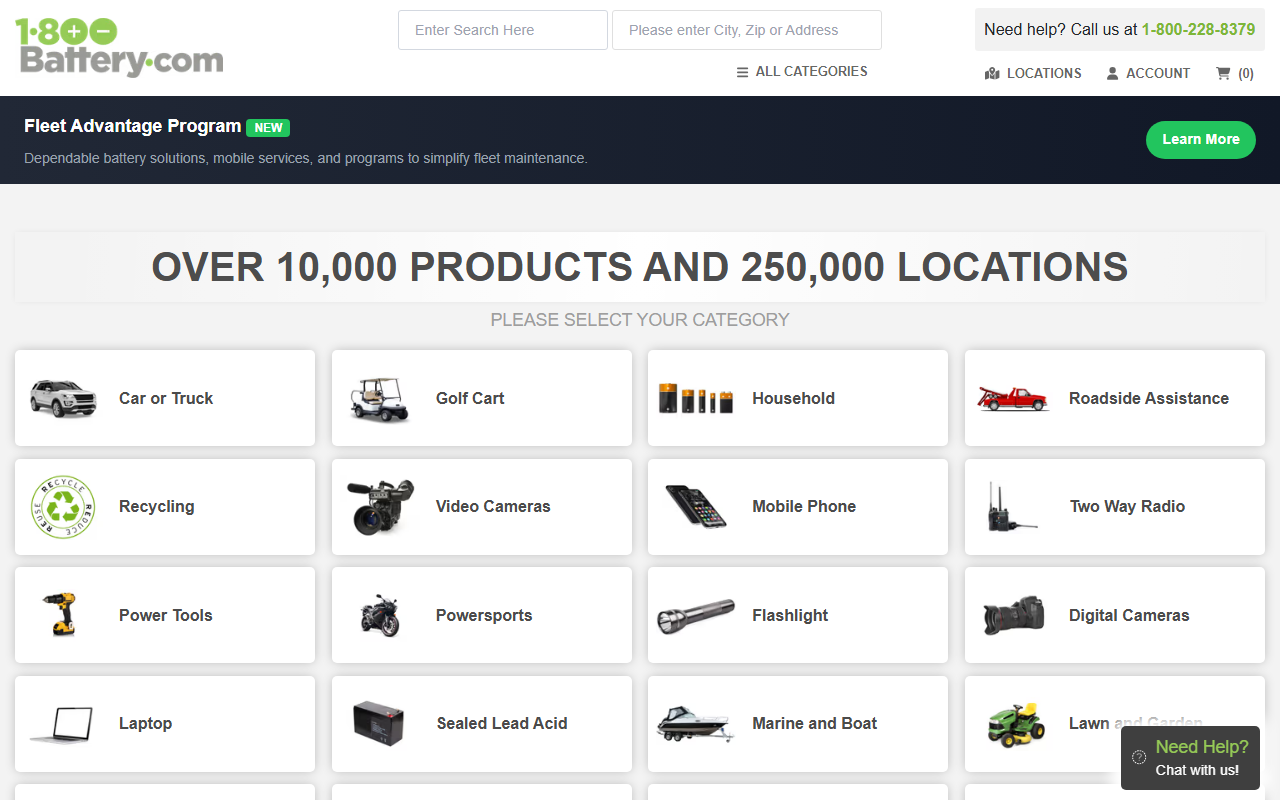 1800-battery.com screenshot