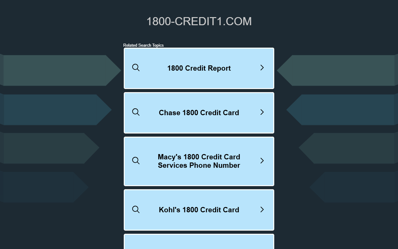 1800-credit1.com screenshot