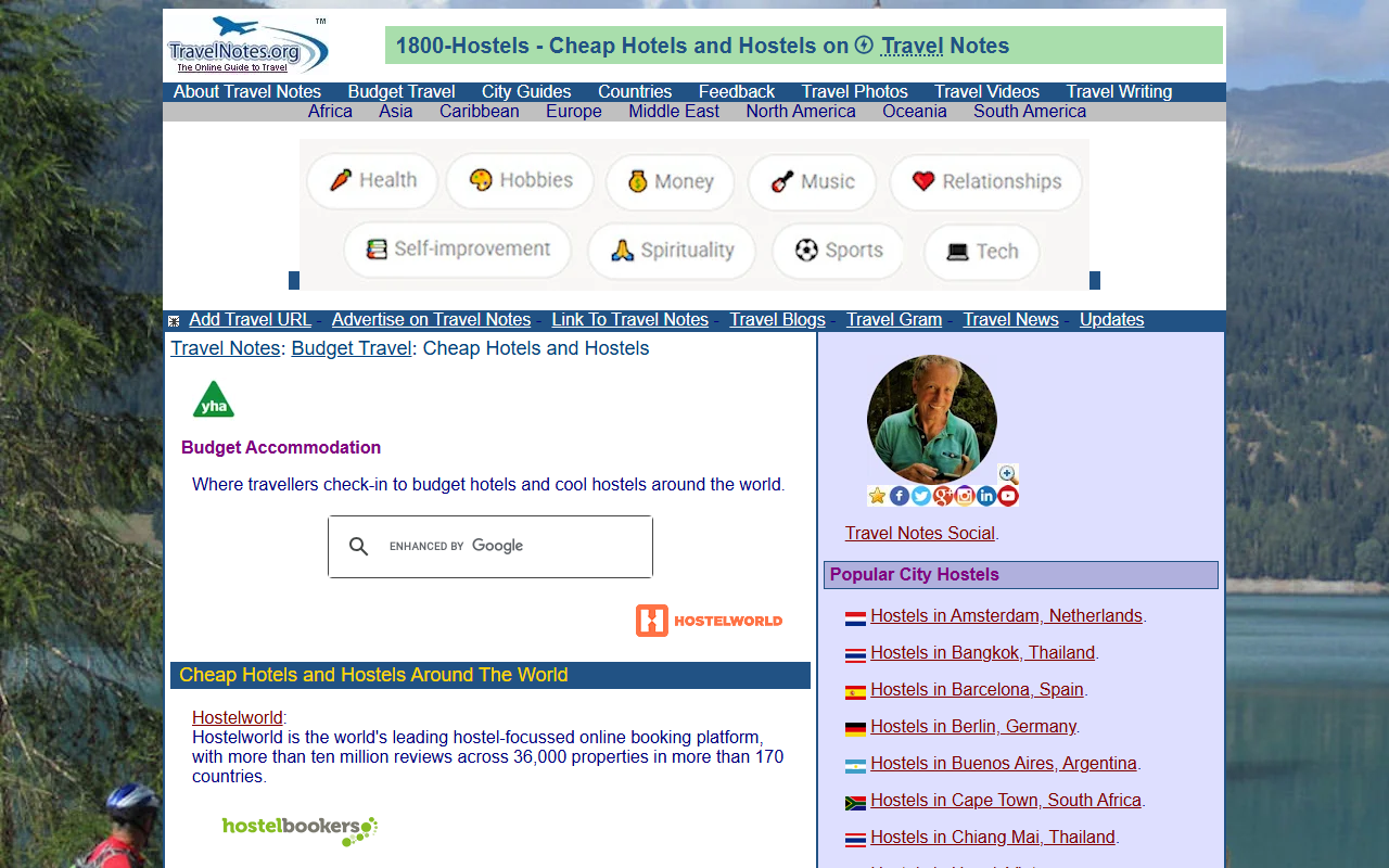 1800-hostels.com screenshot