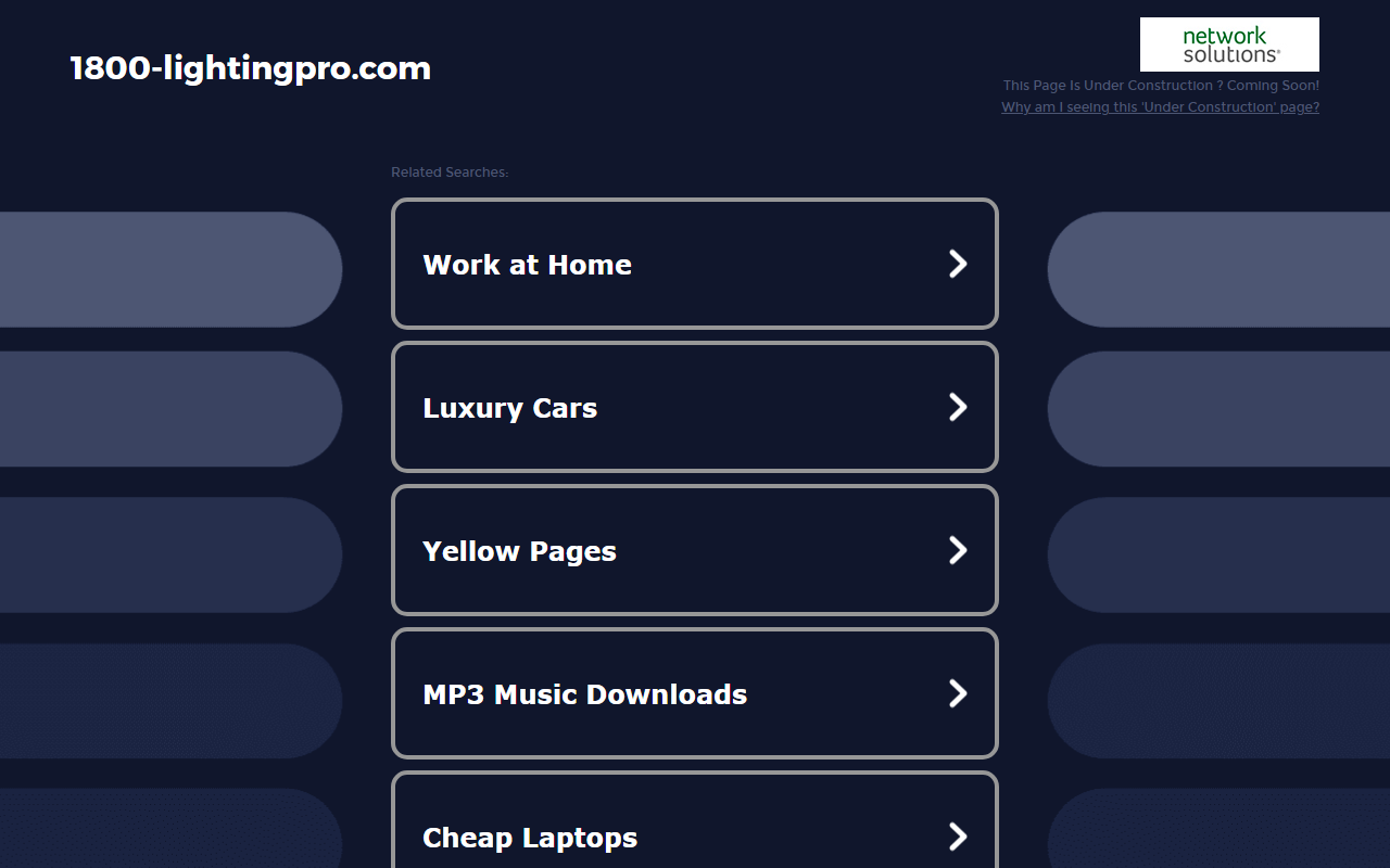 1800-lightingpro.com screenshot