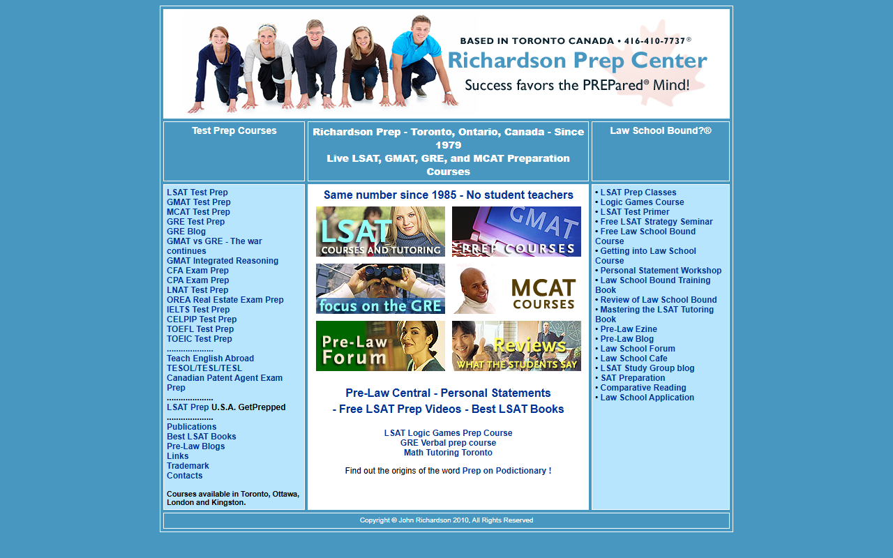 1800410prep.com screenshot