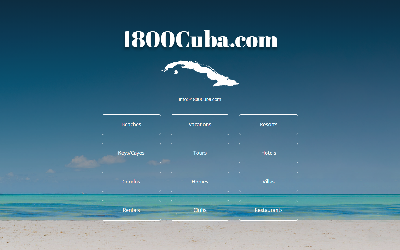1800411cuba.com screenshot