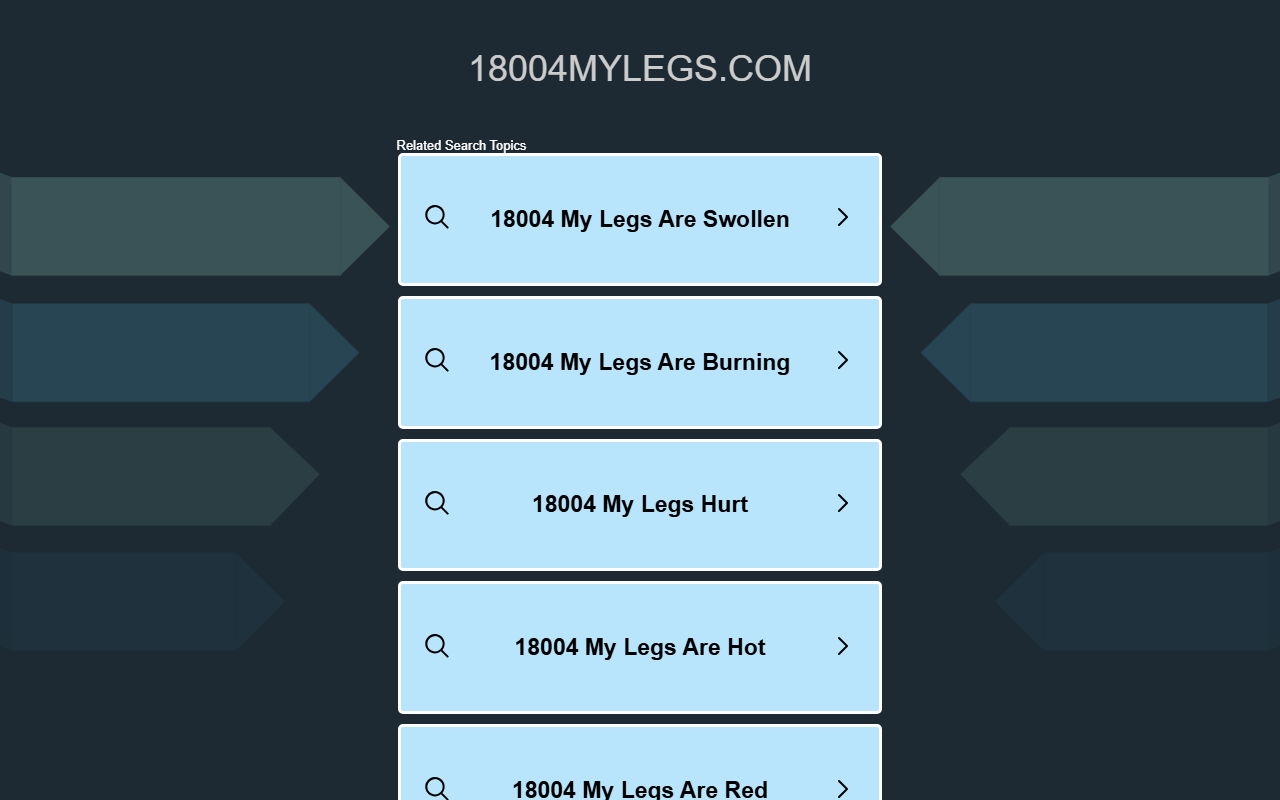 18004mylegs.com screenshot