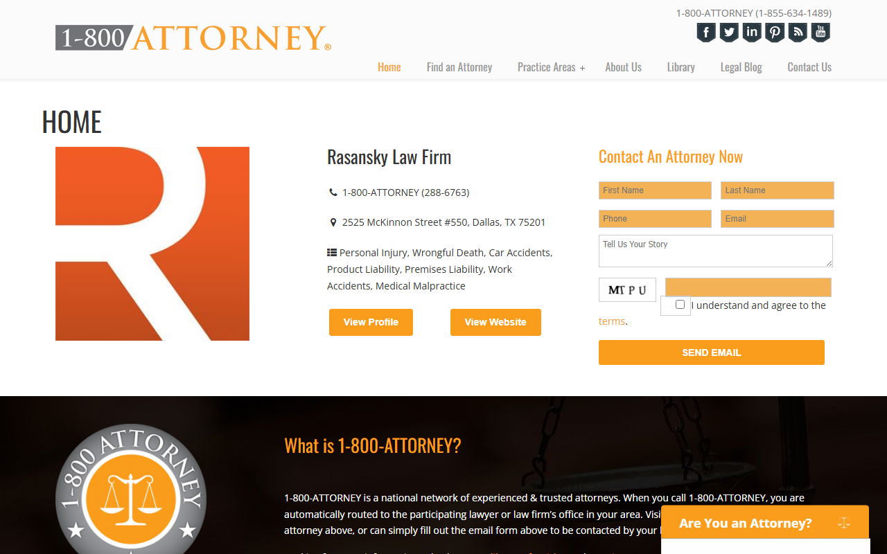 1800attorney.com screenshot