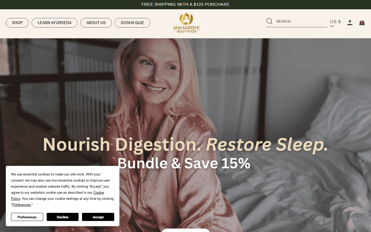 1800ayurveda.com screenshot