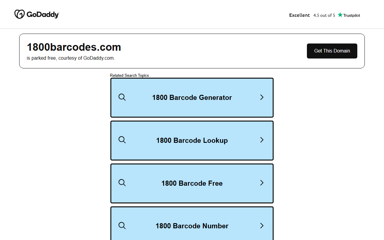 1800barcodes.com screenshot
