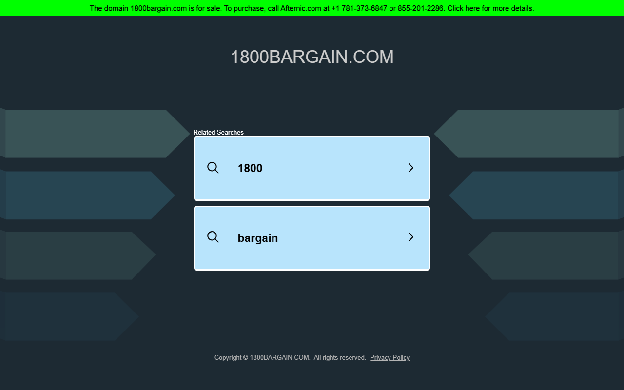 1800bargain.com screenshot