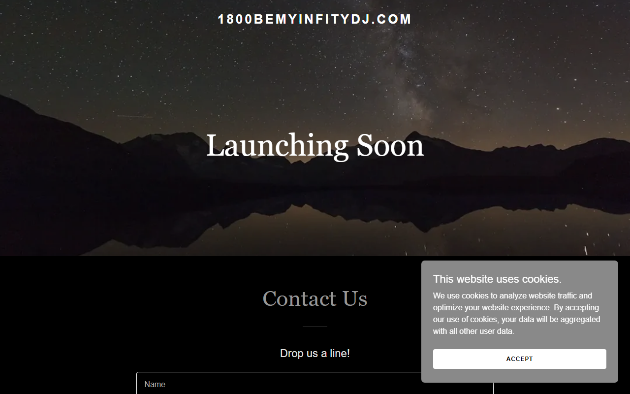 1800bemyinfitydj.com screenshot