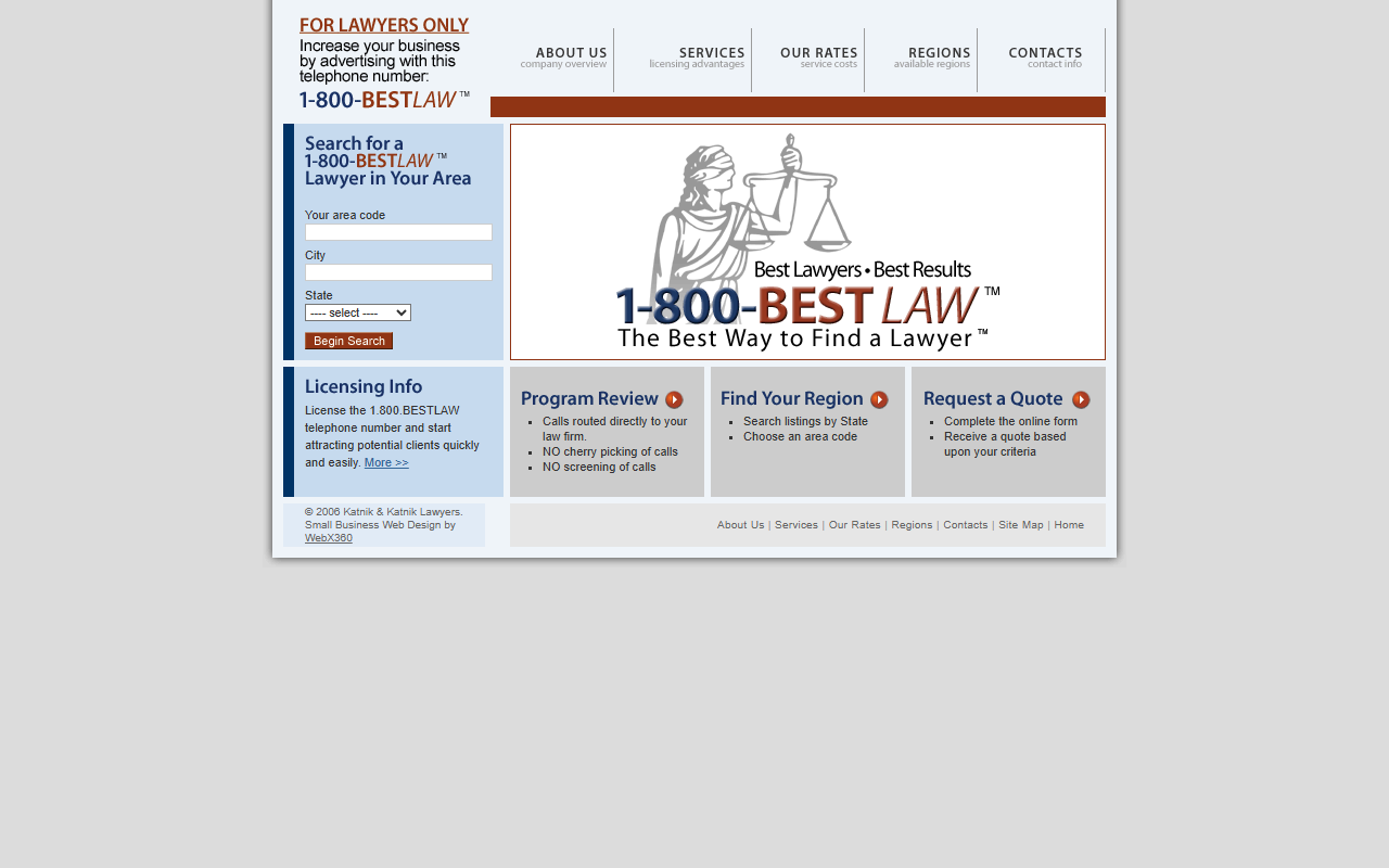1800bestlaw.com screenshot