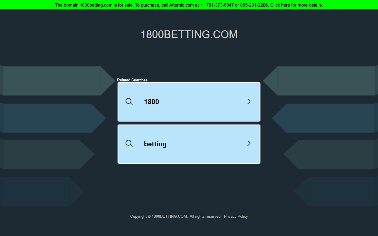 1800betting.com screenshot