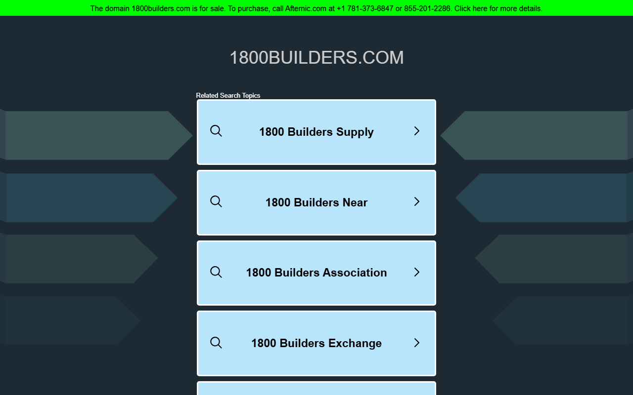 1800builders.com screenshot
