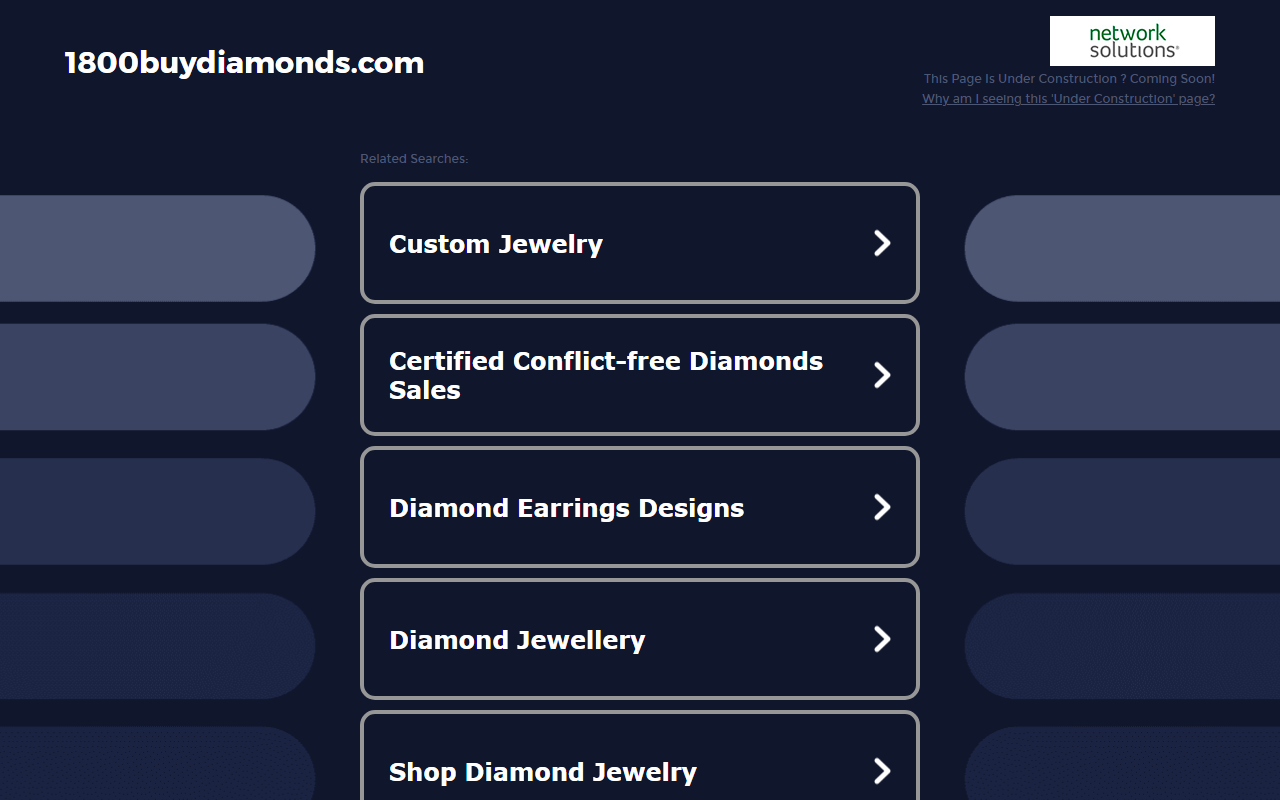 1800buydiamonds.com screenshot