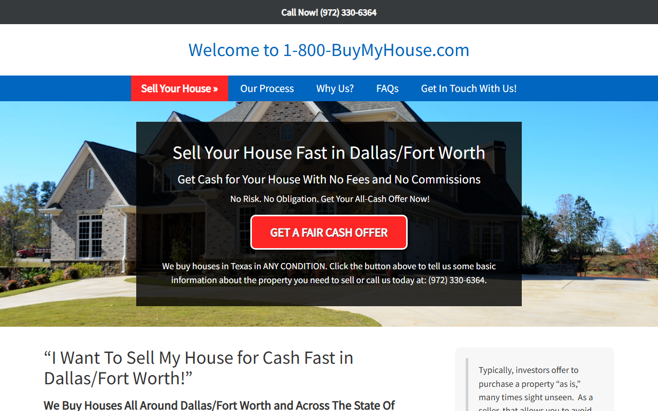 1800buymyhouse.com screenshot