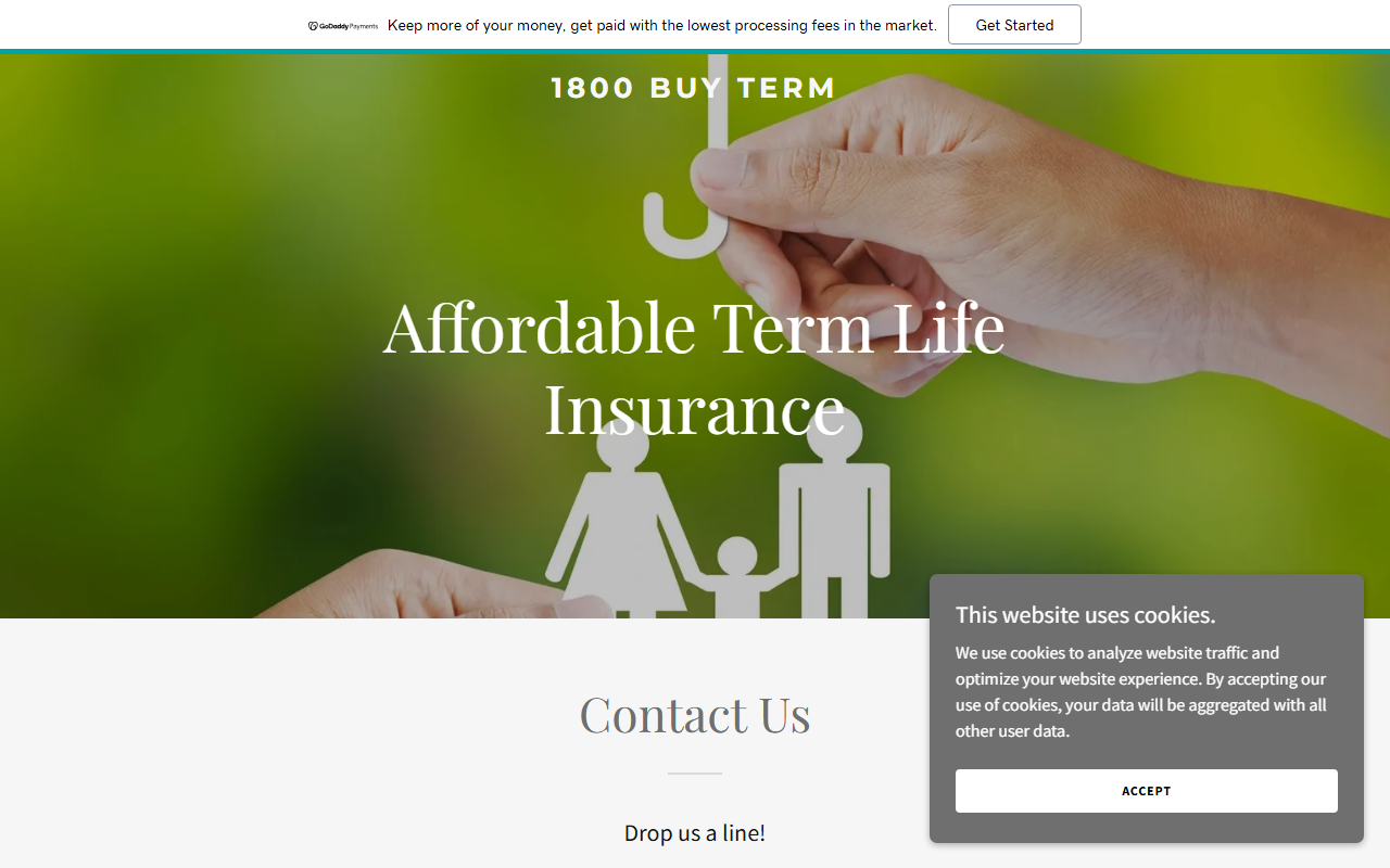 1800buyterm.com screenshot
