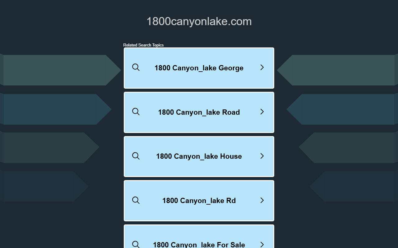 1800canyonlake.com screenshot