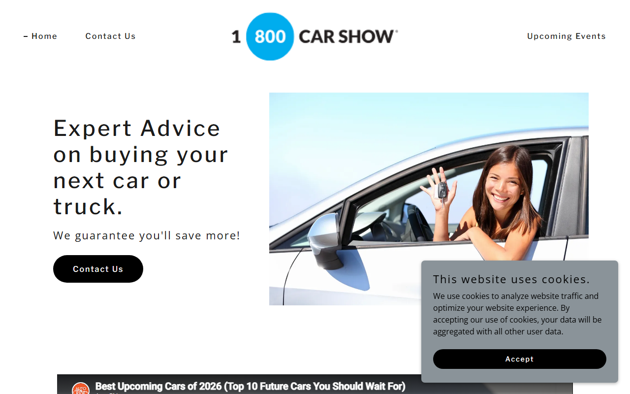 1800carshow.com screenshot