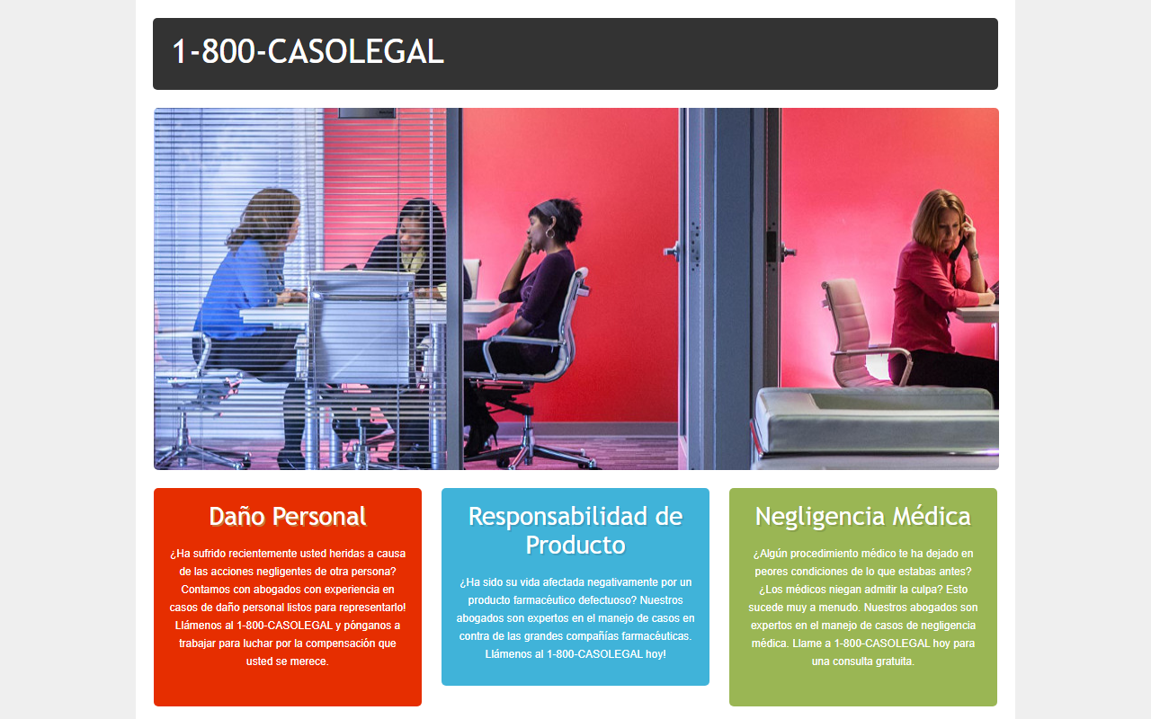 1800casolegal.com screenshot