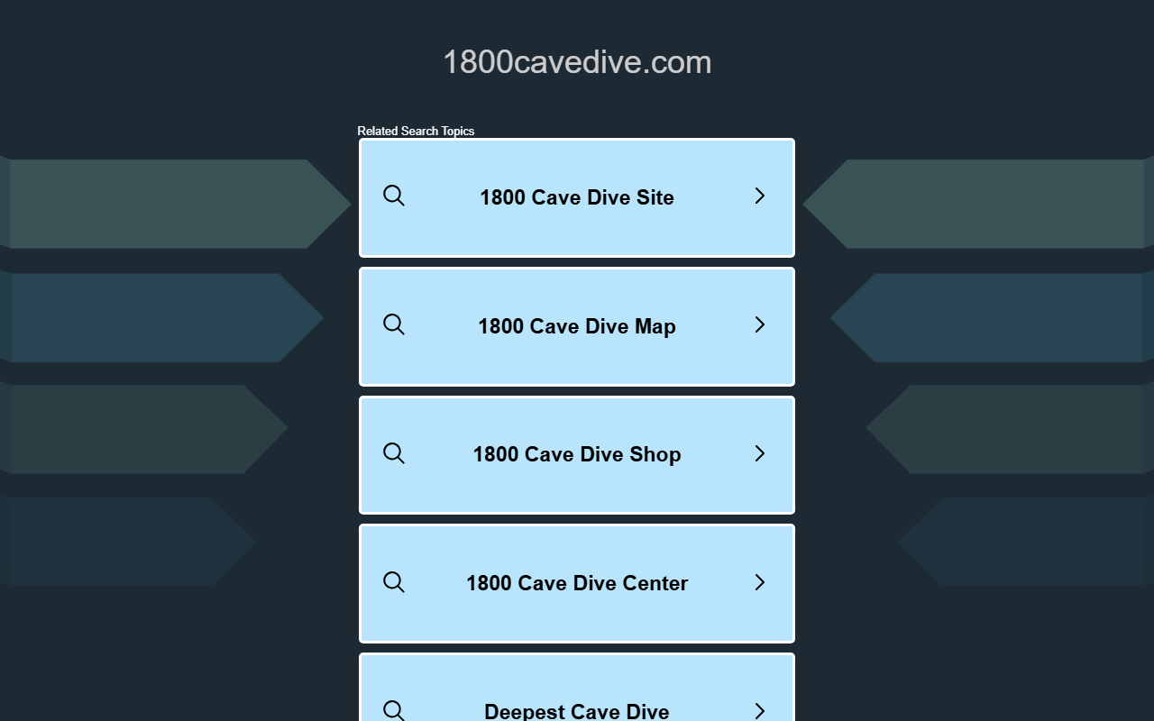 1800cavedive.com screenshot