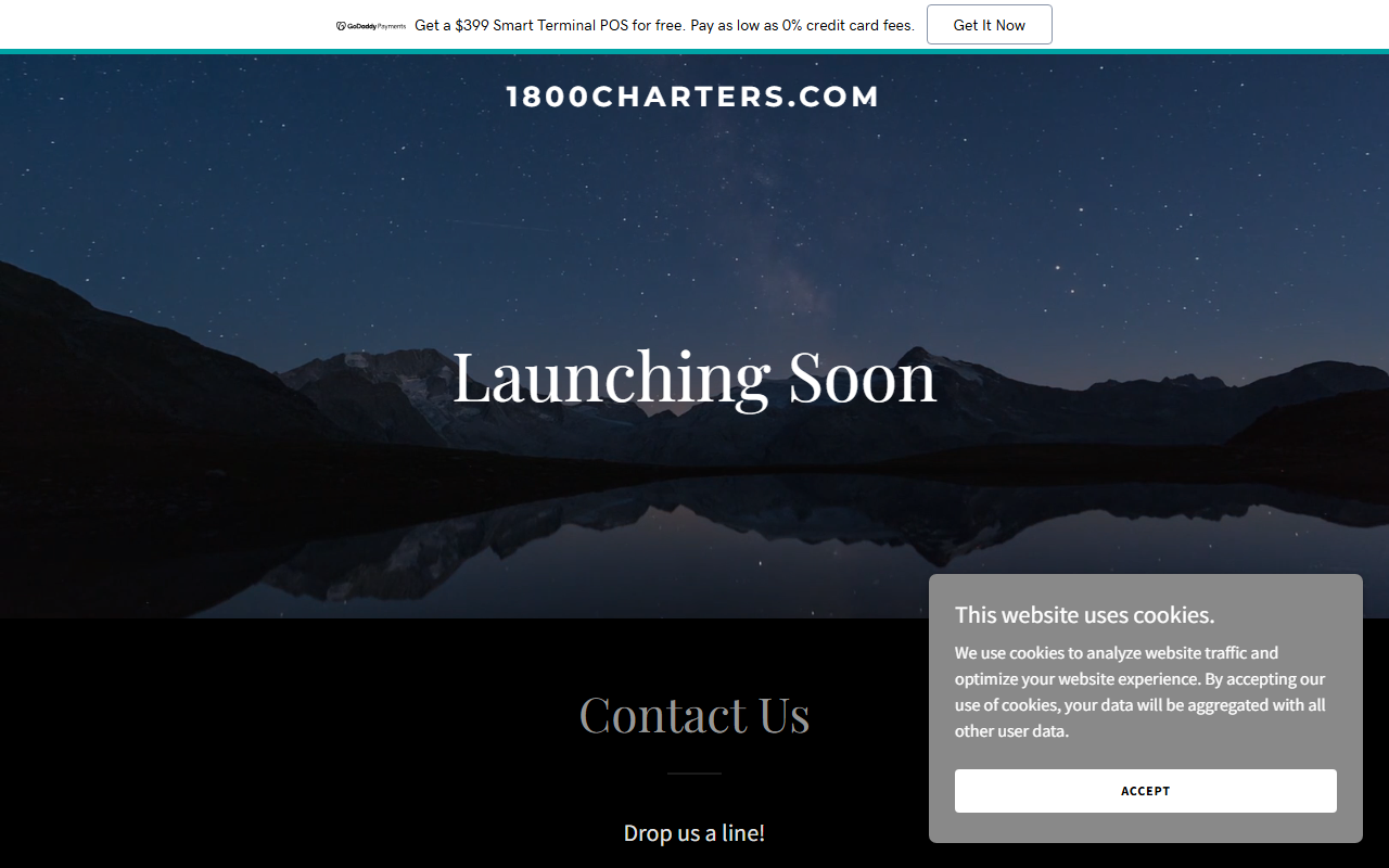 1800charters.com screenshot