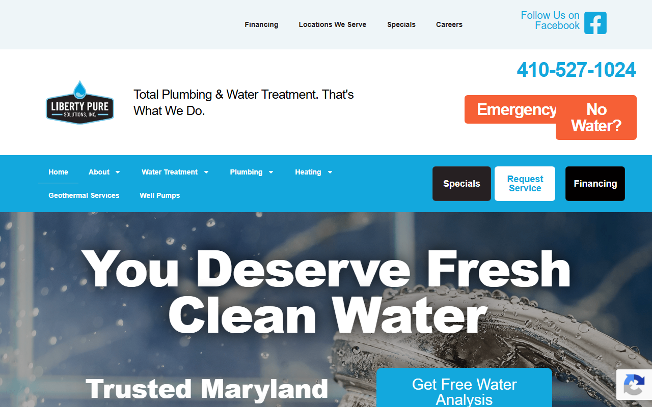 1800cleanwater.com screenshot