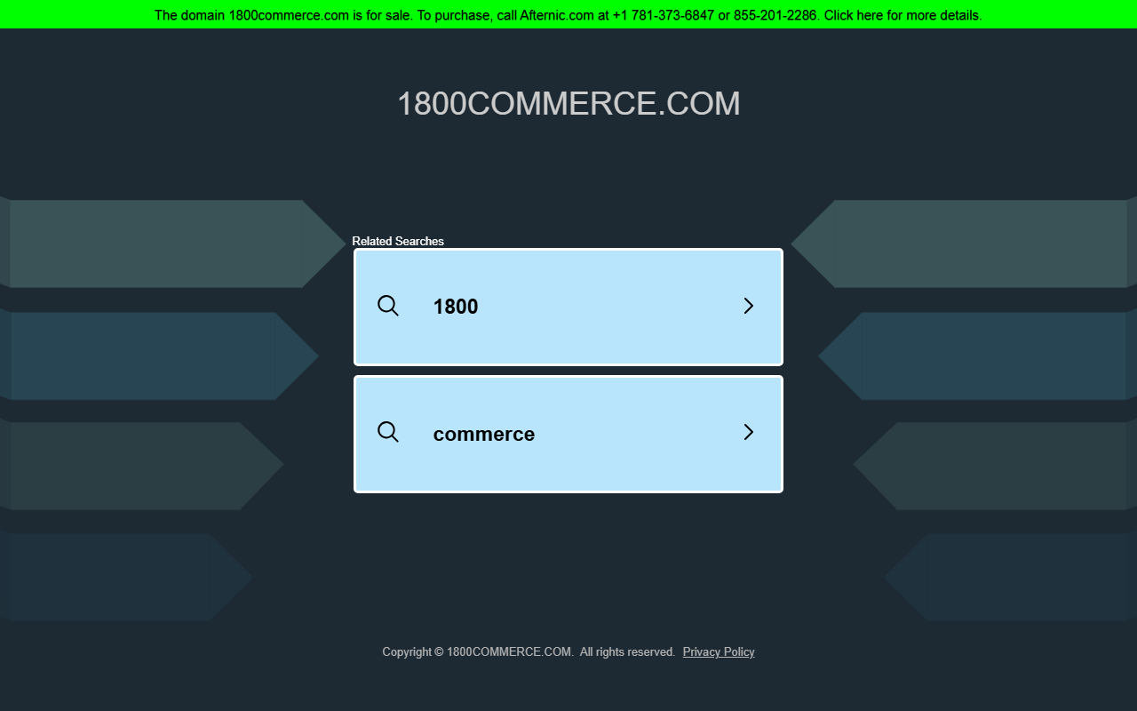 1800commerce.com screenshot
