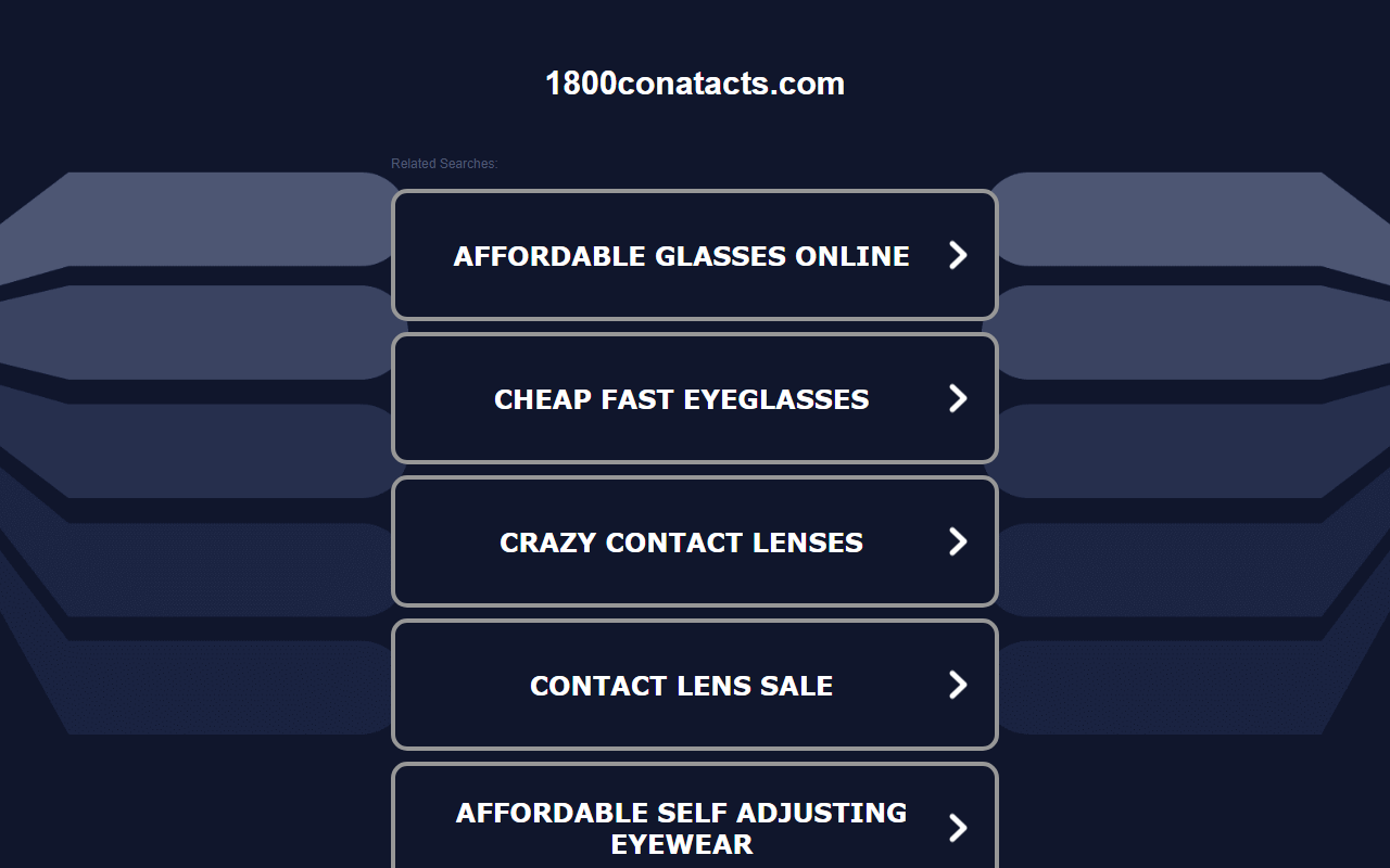 1800conatacts.com screenshot
