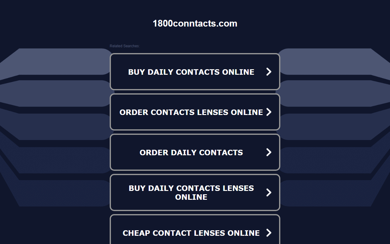 1800conntacts.com screenshot