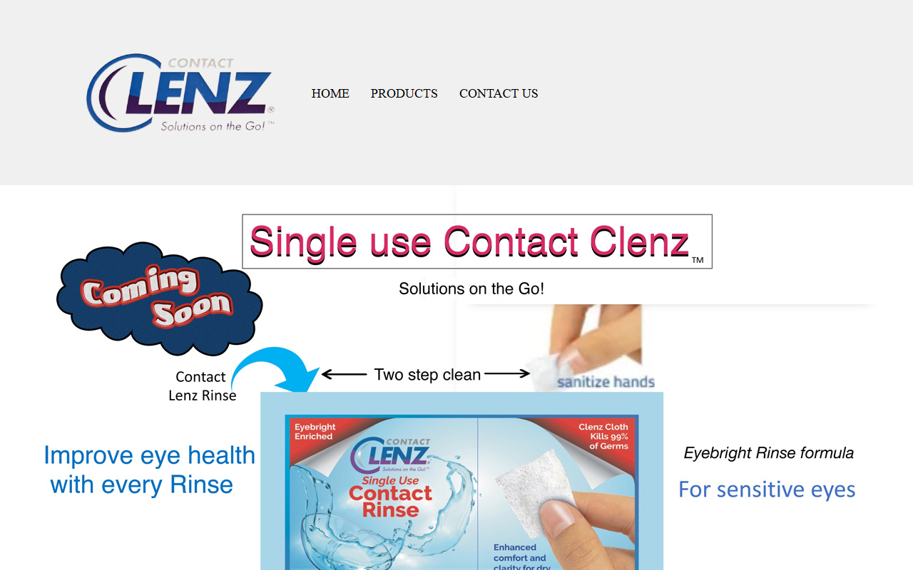 1800contactclenz.com screenshot
