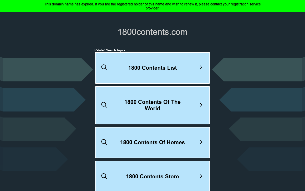1800contents.com screenshot