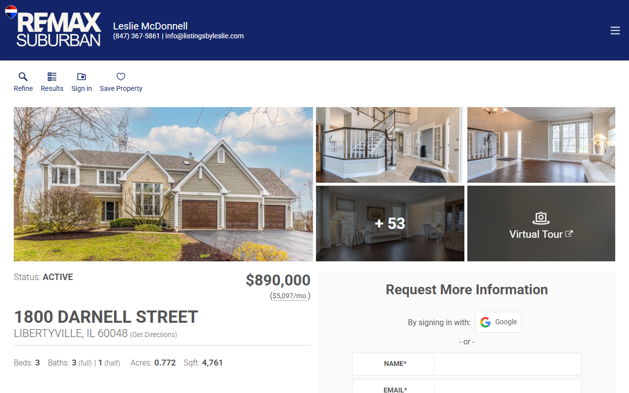 1800darnell.com screenshot