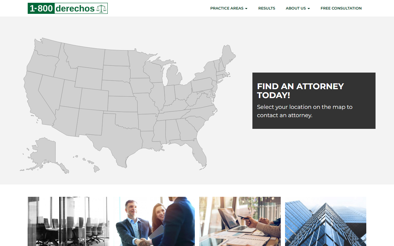 1800derechos.com screenshot