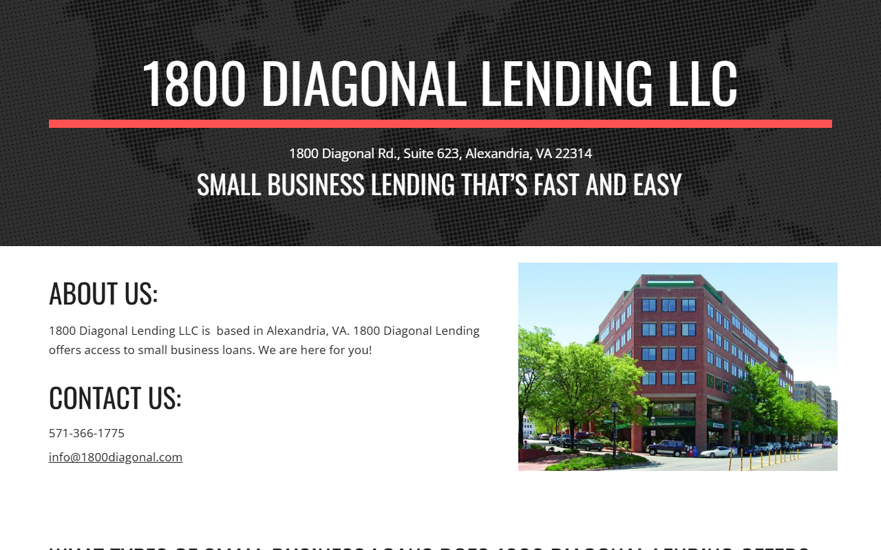 1800diagonal.com screenshot