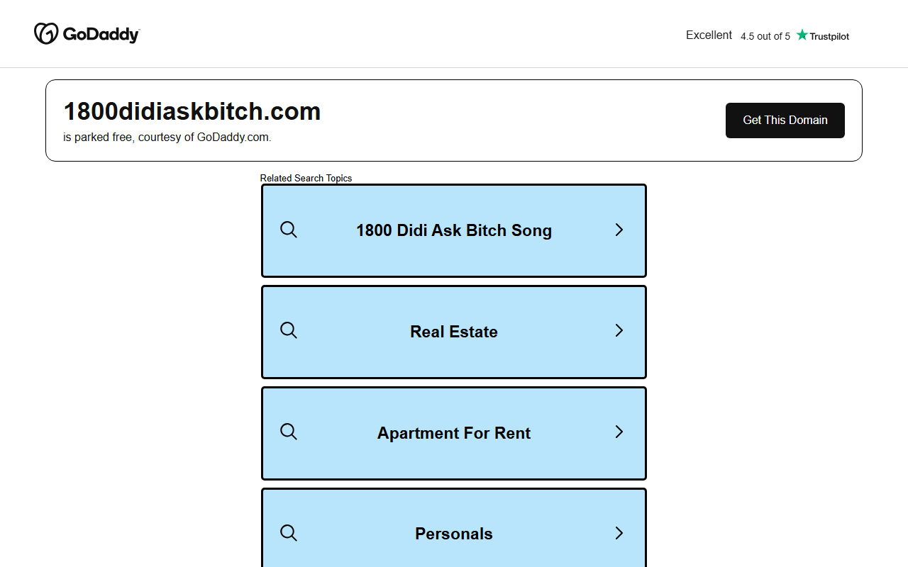 1800didiaskbitch.com screenshot