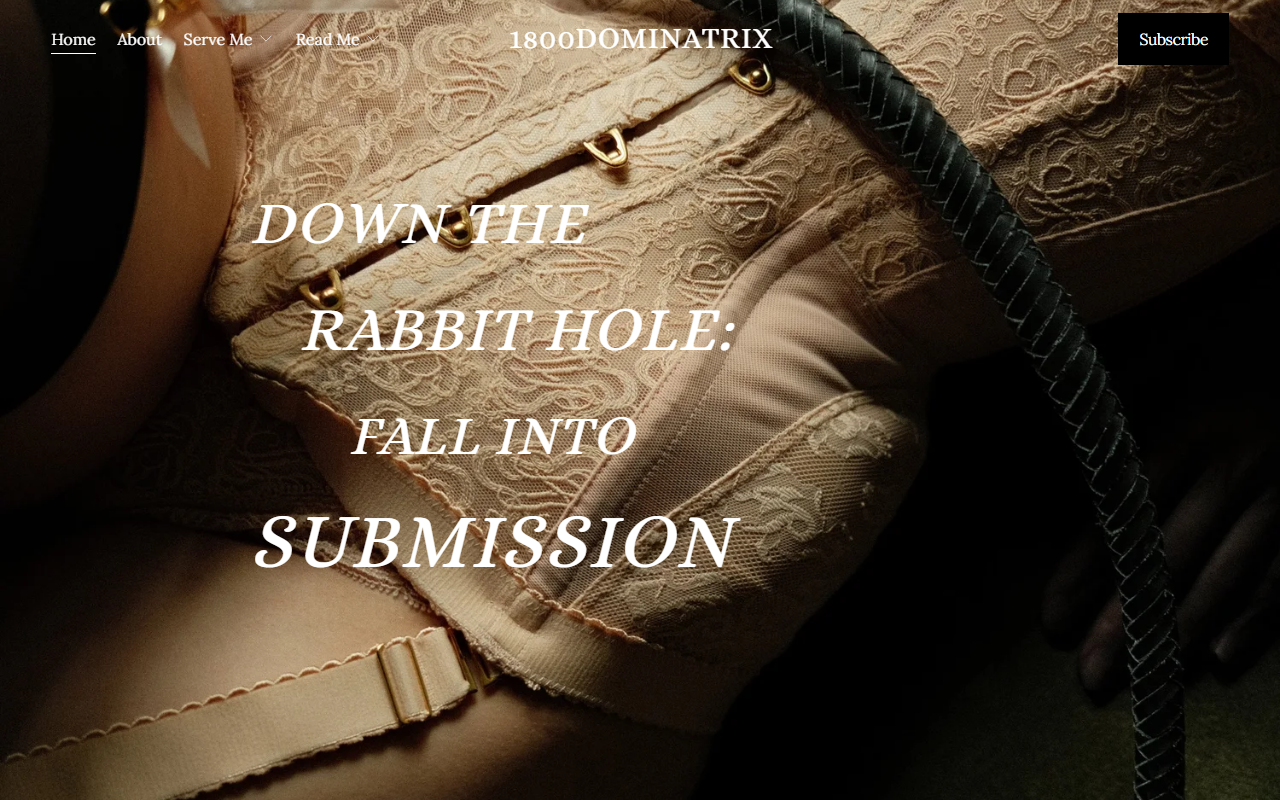 1800dominatrix.com screenshot