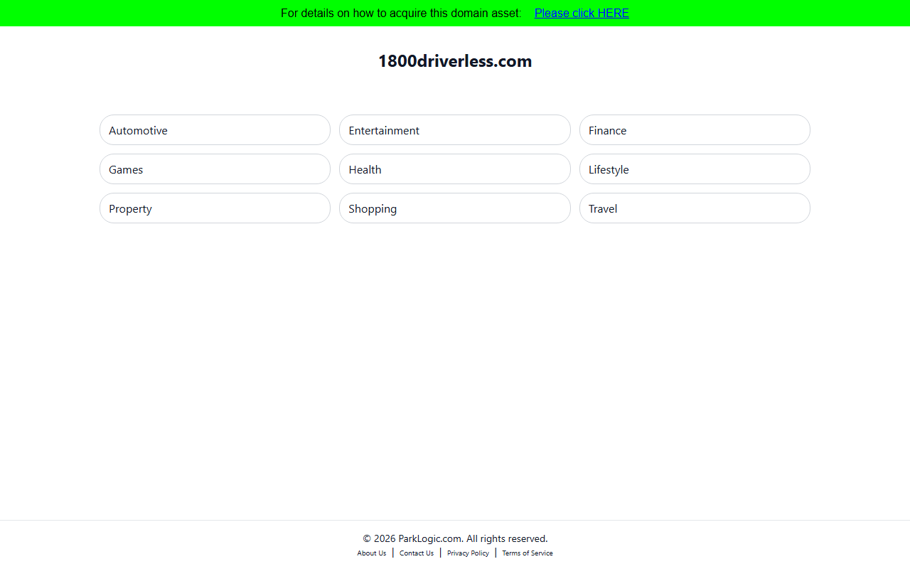 1800driverless.com screenshot