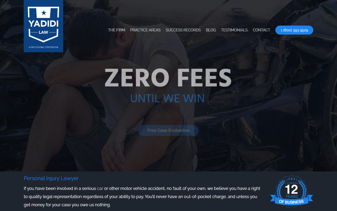 1800ezezlaw.com screenshot