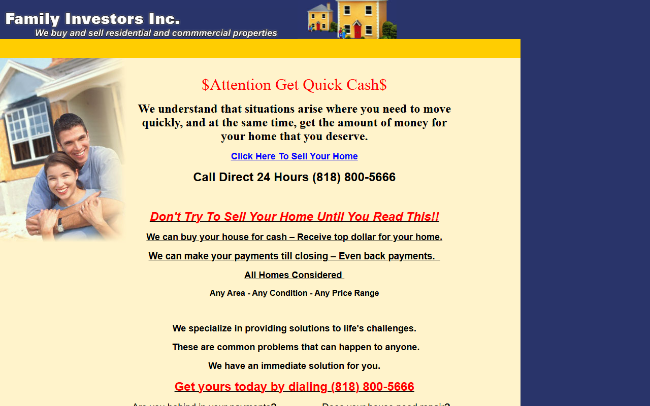 1800familyhome.com screenshot