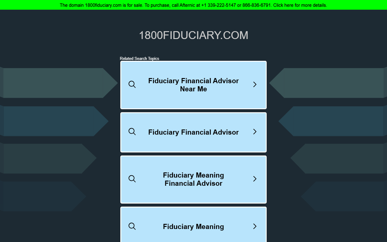 1800fiduciary.com screenshot
