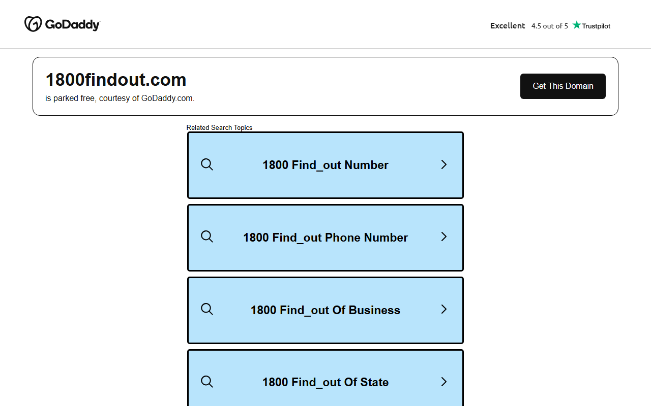 1800findout.com screenshot