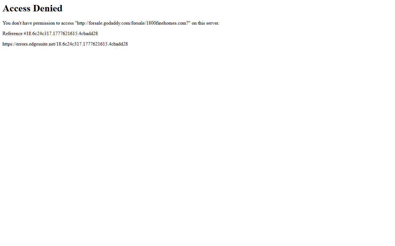 1800finehomes.com screenshot