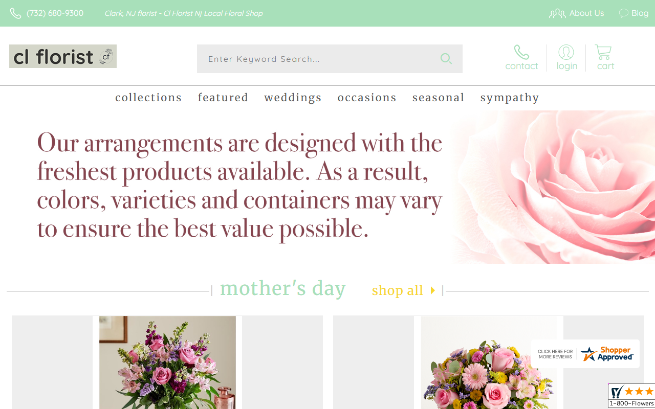1800flowersclark.com screenshot