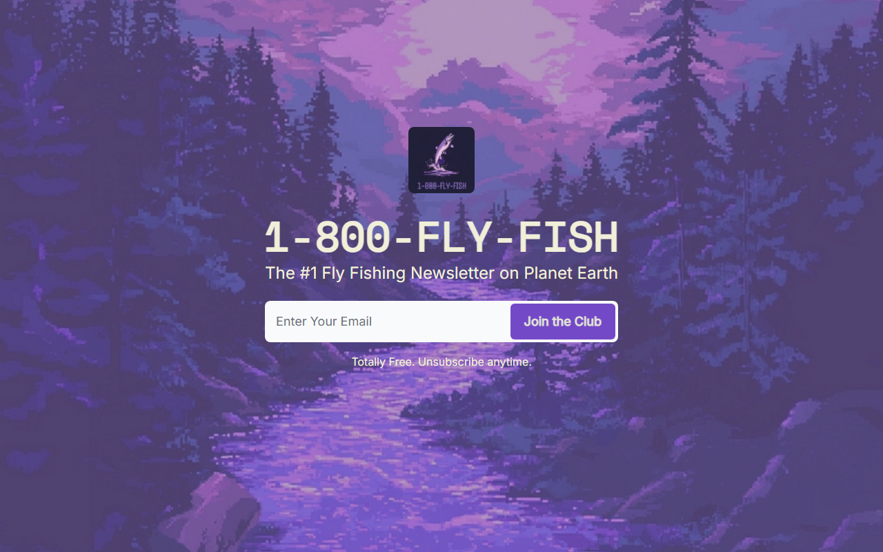 1800flyfish.com screenshot