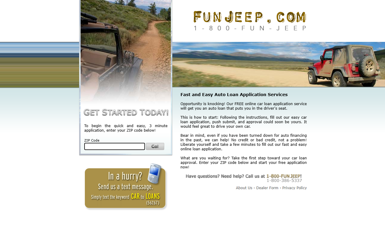 1800funjeep.com screenshot