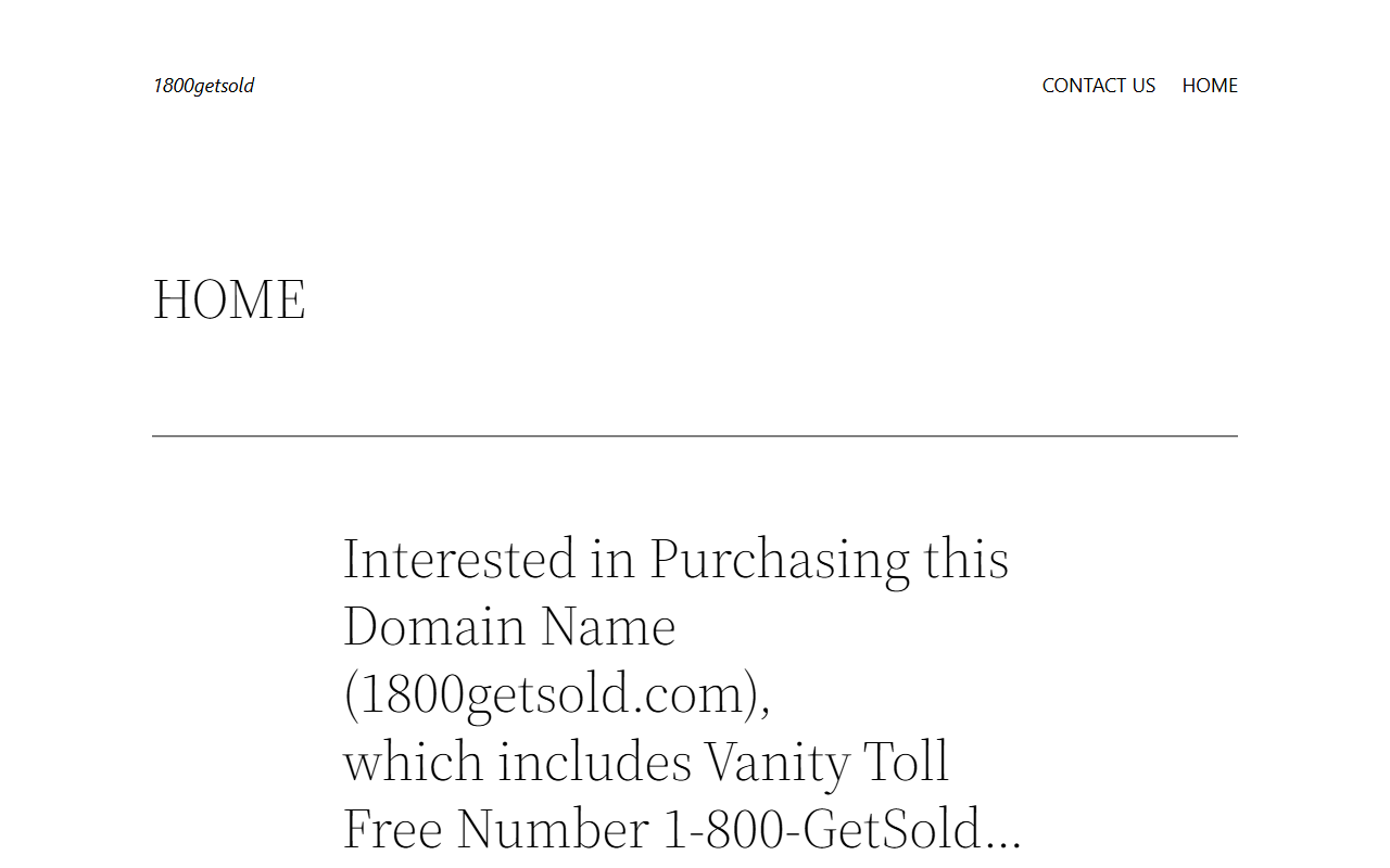 1800getsold.com screenshot