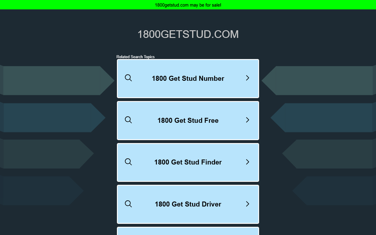 1800getstud.com screenshot