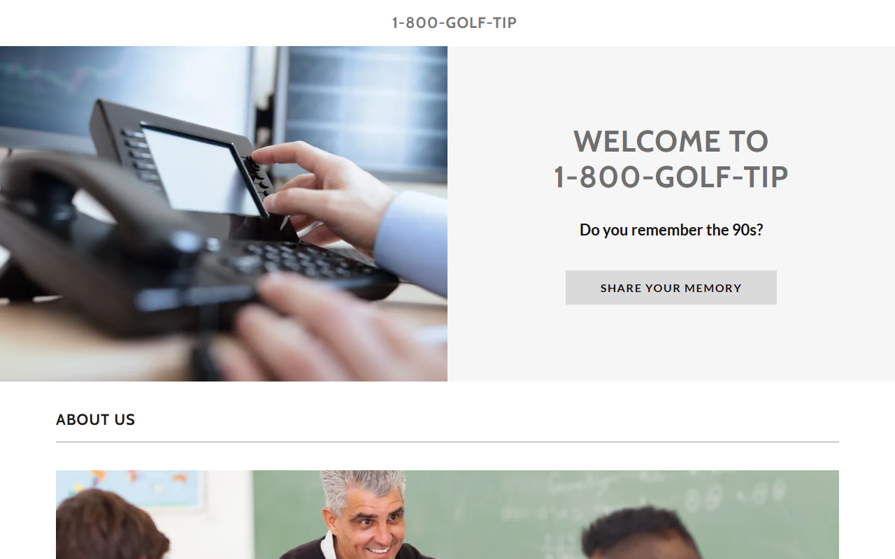 1800golftip.com screenshot