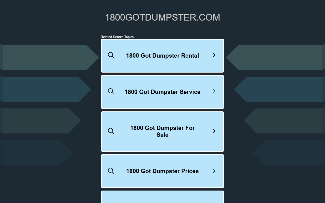 1800gotdumpster.com screenshot