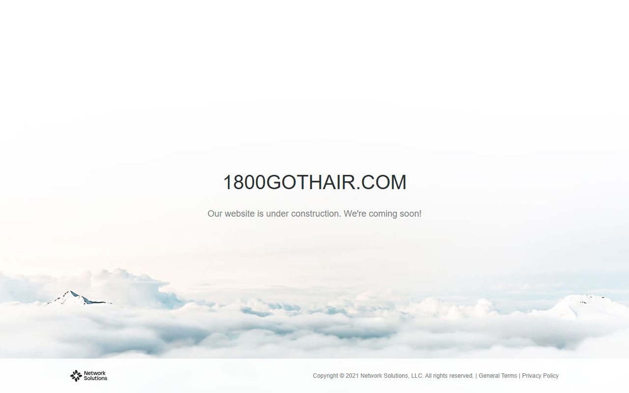 1800gothair.com screenshot