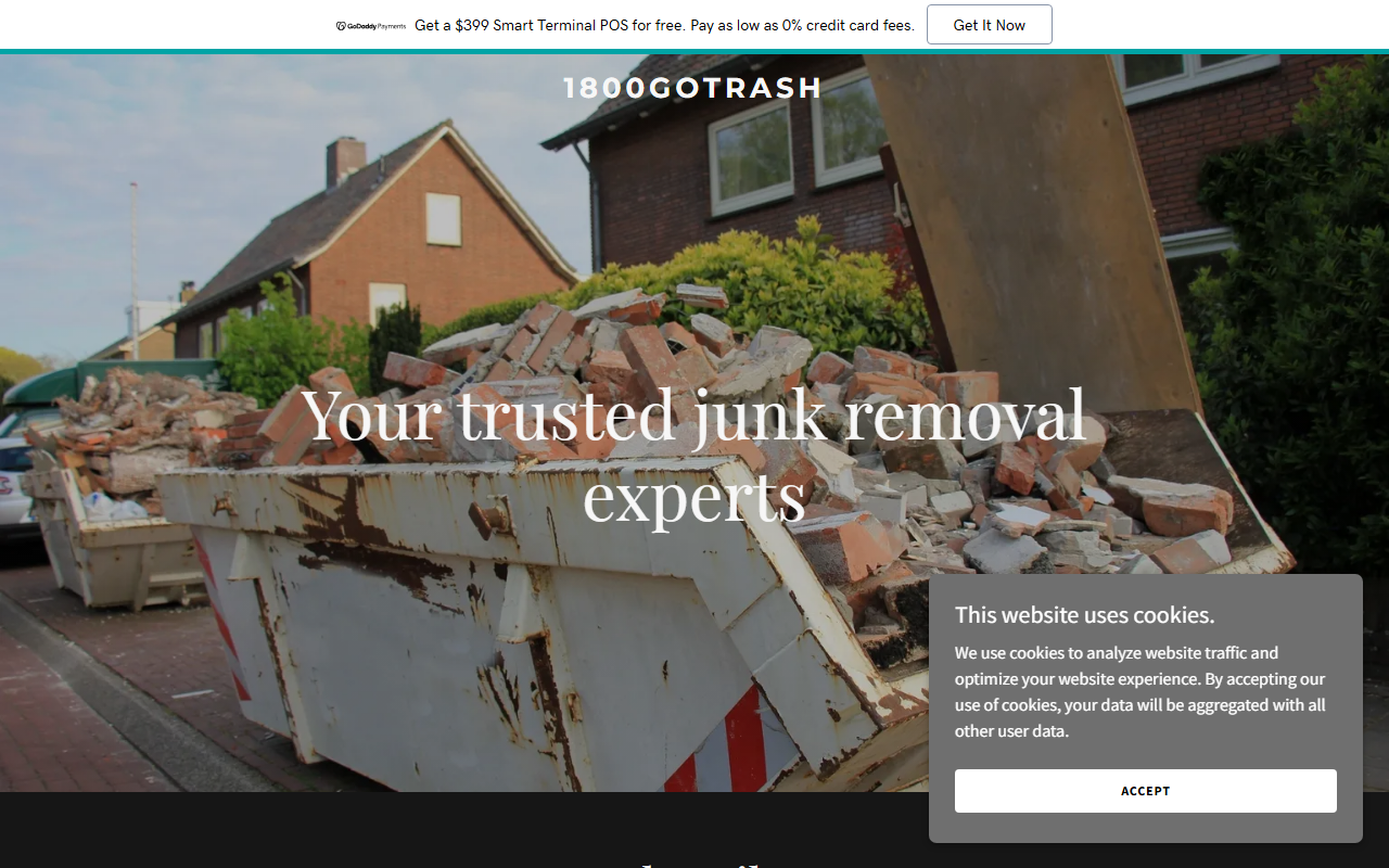 1800gotrash.com screenshot