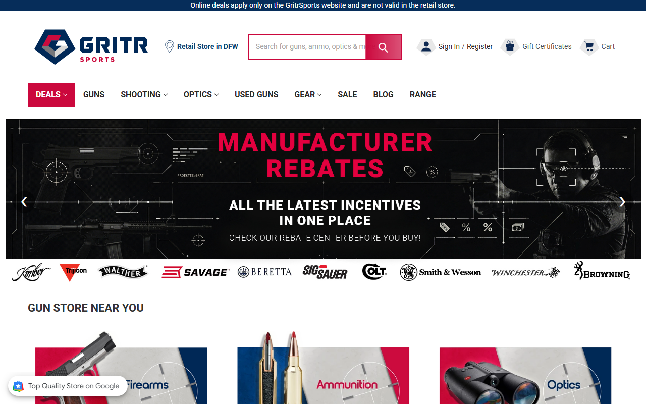 1800gunsandammo.com screenshot